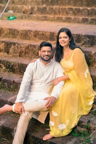 Trendy pre-wedding session at popular locations in Baner Pune.