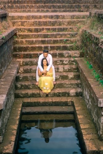 Intimate couple pre-wedding photography in Baner Pune.
