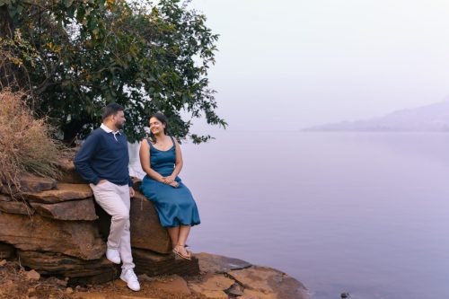 Beautiful pre-wedding location shoot in Baner Pune featuring local scenic spots.