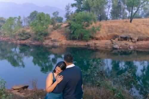 Beautiful pre-wedding location shoot in Baner Pune featuring local scenic spots.